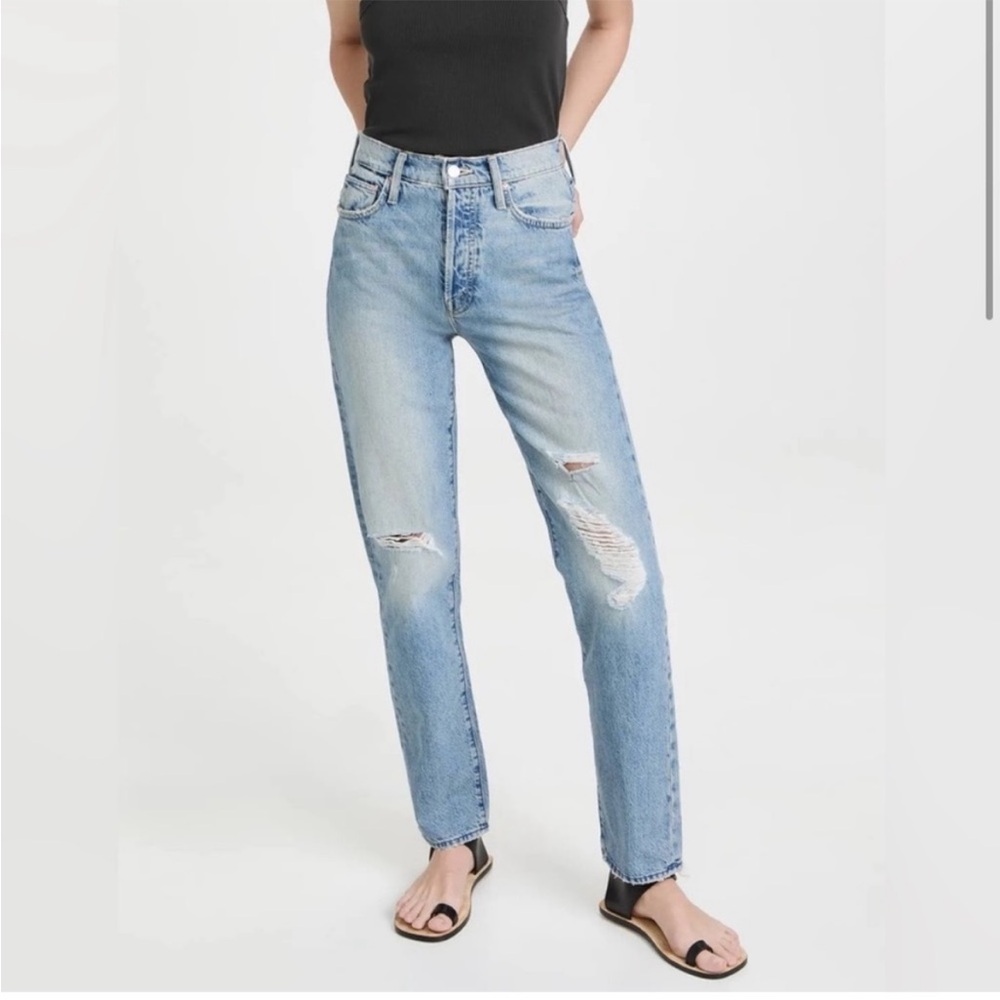 Mother denim Huffy skimp raw hem